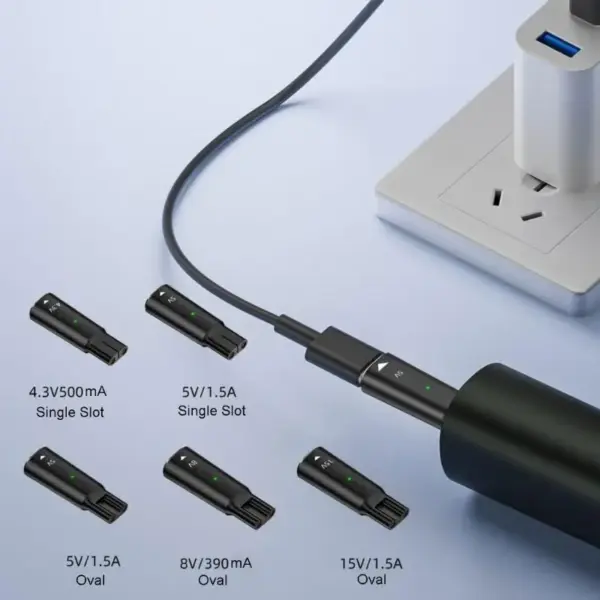 Dual Output USB Type C to 2 Pin Adapter Set - Image 2