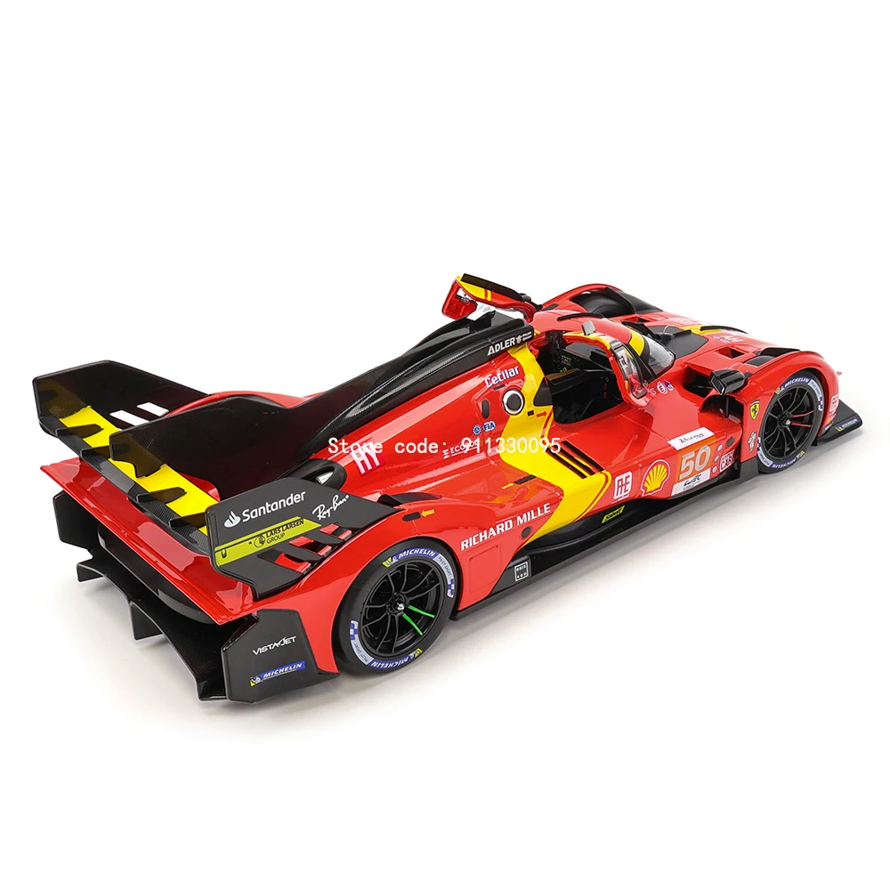 Bburago 1:18 Ferrari 499P Diecast Model 5 Bburago 1:18 Ferrari 499P Diecast Model - Image 5