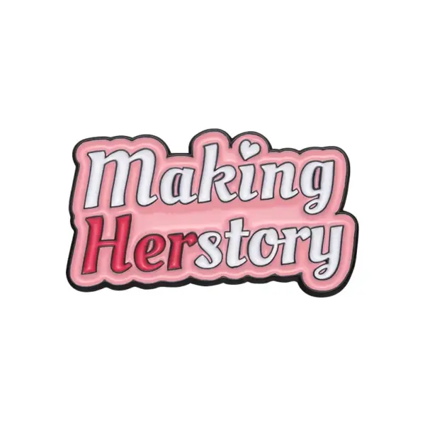 Feminist Enamel Pin Custom Girl Power Brooch - Image 17