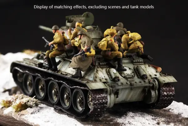 1/72 Soviet Combat Assault Team Miniatures Set - Image 2