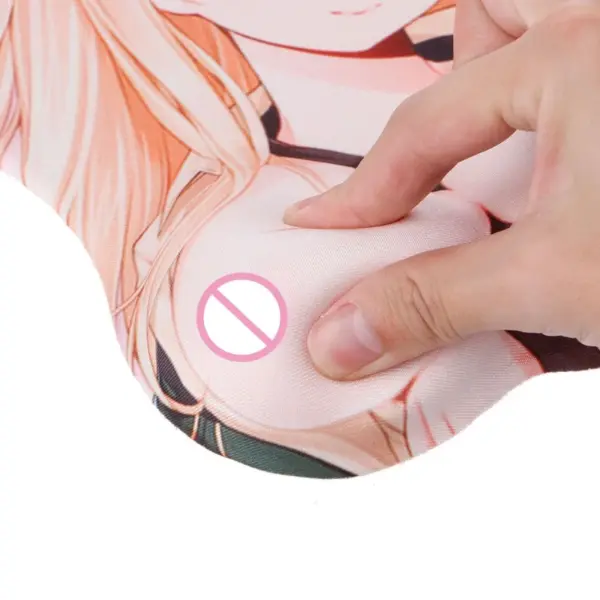 3D Silicone Anime Mouse Pad with Wrist Support - Image 2