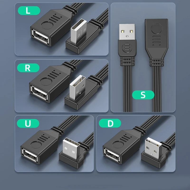 USB 2.0 Male to Female Extension Adapter Cable 3 USB 2.0 Male to Female Extension Adapter Cable - Image 3