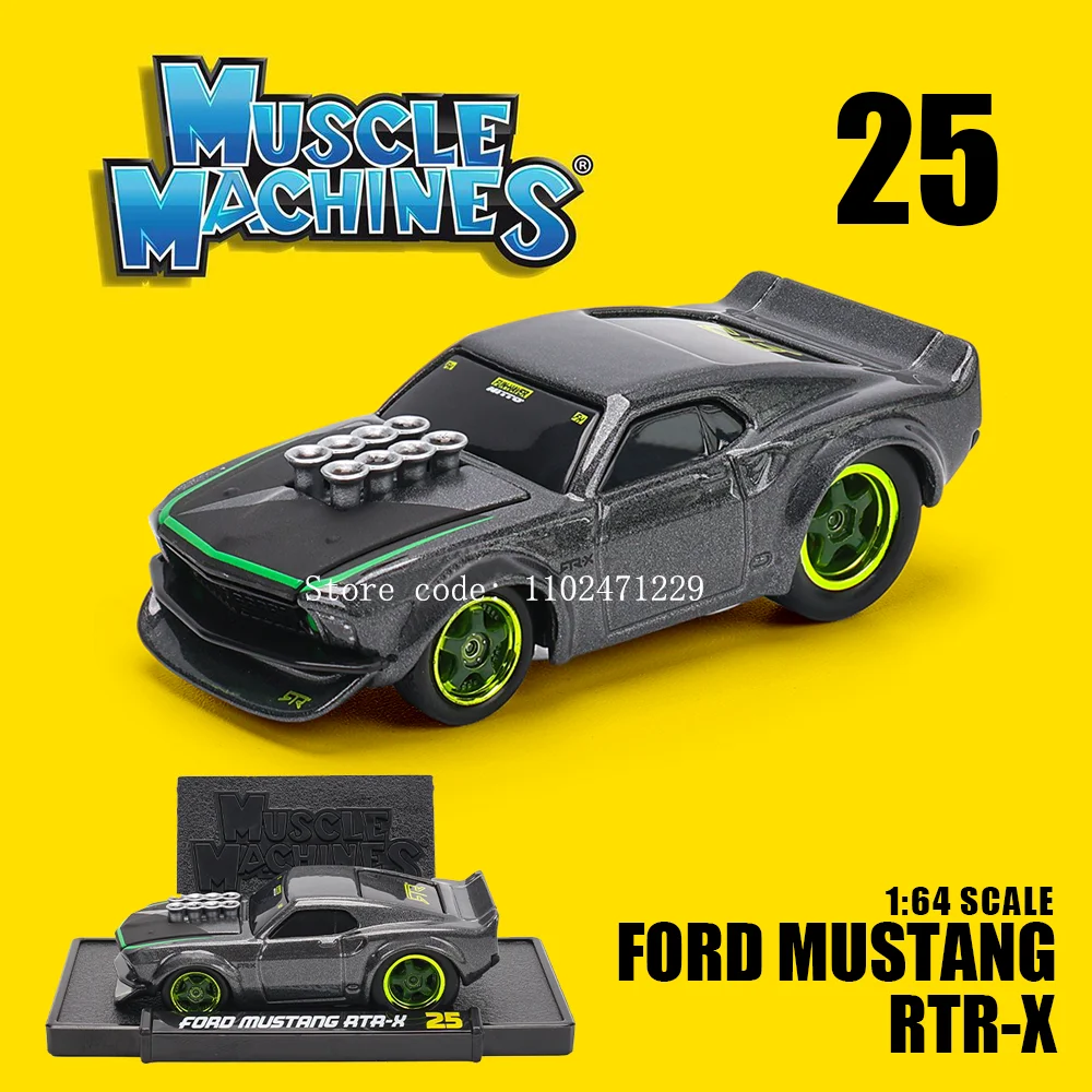Maisto 1:64 Ford Mustang RTR-X Diecast Model 28 Maisto 1:64 Ford Mustang RTR-X Diecast Model - Image 28