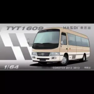 MASSDI 1/64 Scale Alloy COASTER Car Collection 13 Sa74a2f7ceb3d4c079d9bade702b81bc9u