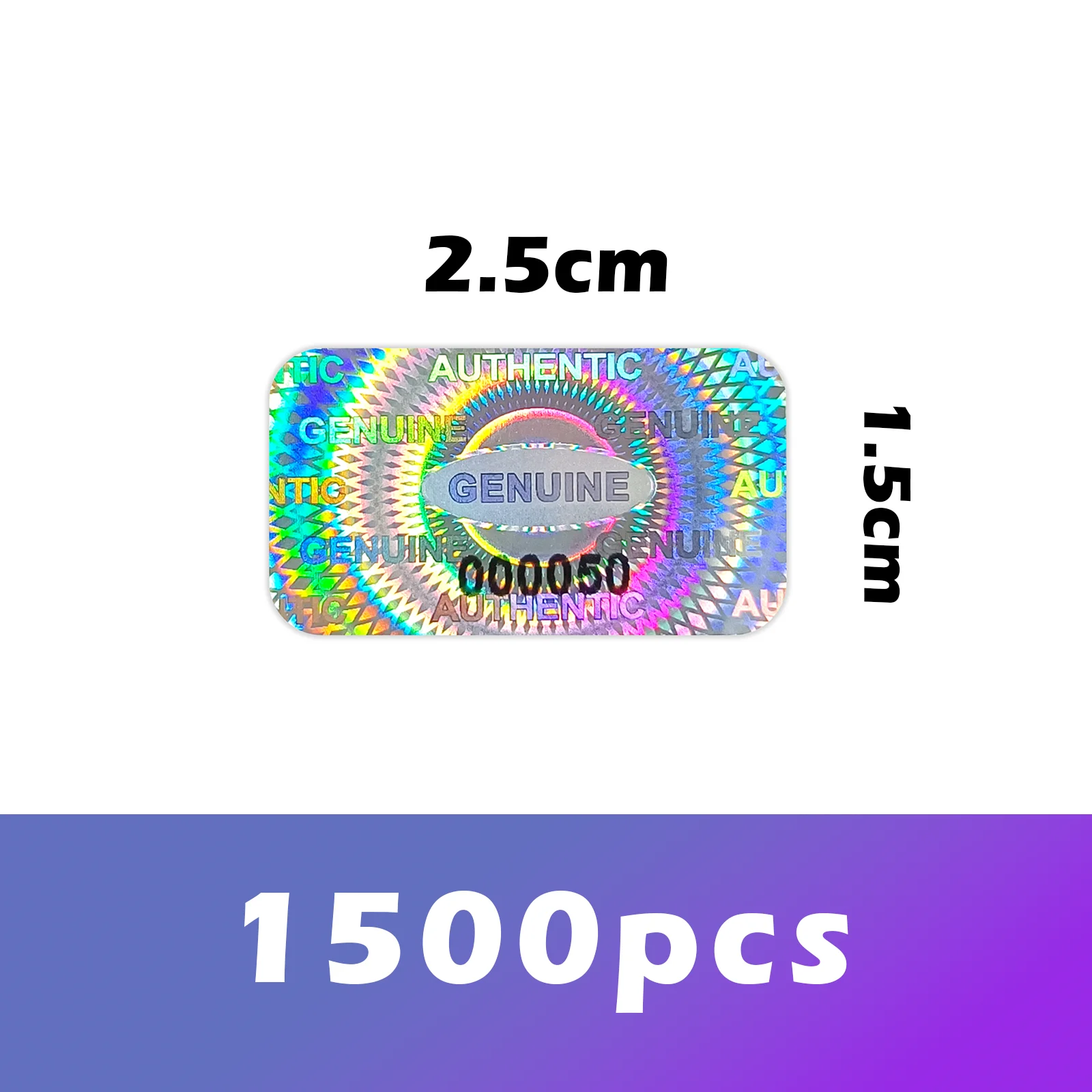Holographic Tamper Evident Warranty Stickers 9 Holographic Tamper Evident Warranty Stickers - Image 9