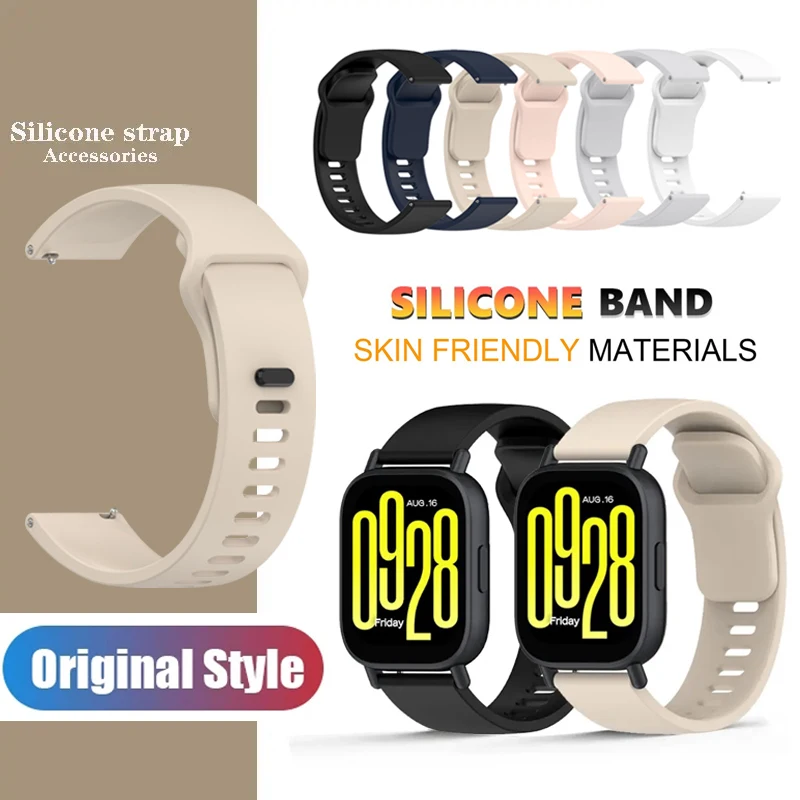 22mm Silicone Band for Xiaomi Redmi Watch 5 5 22mm Silicone Band for Xiaomi Redmi Watch 5 - Image 5