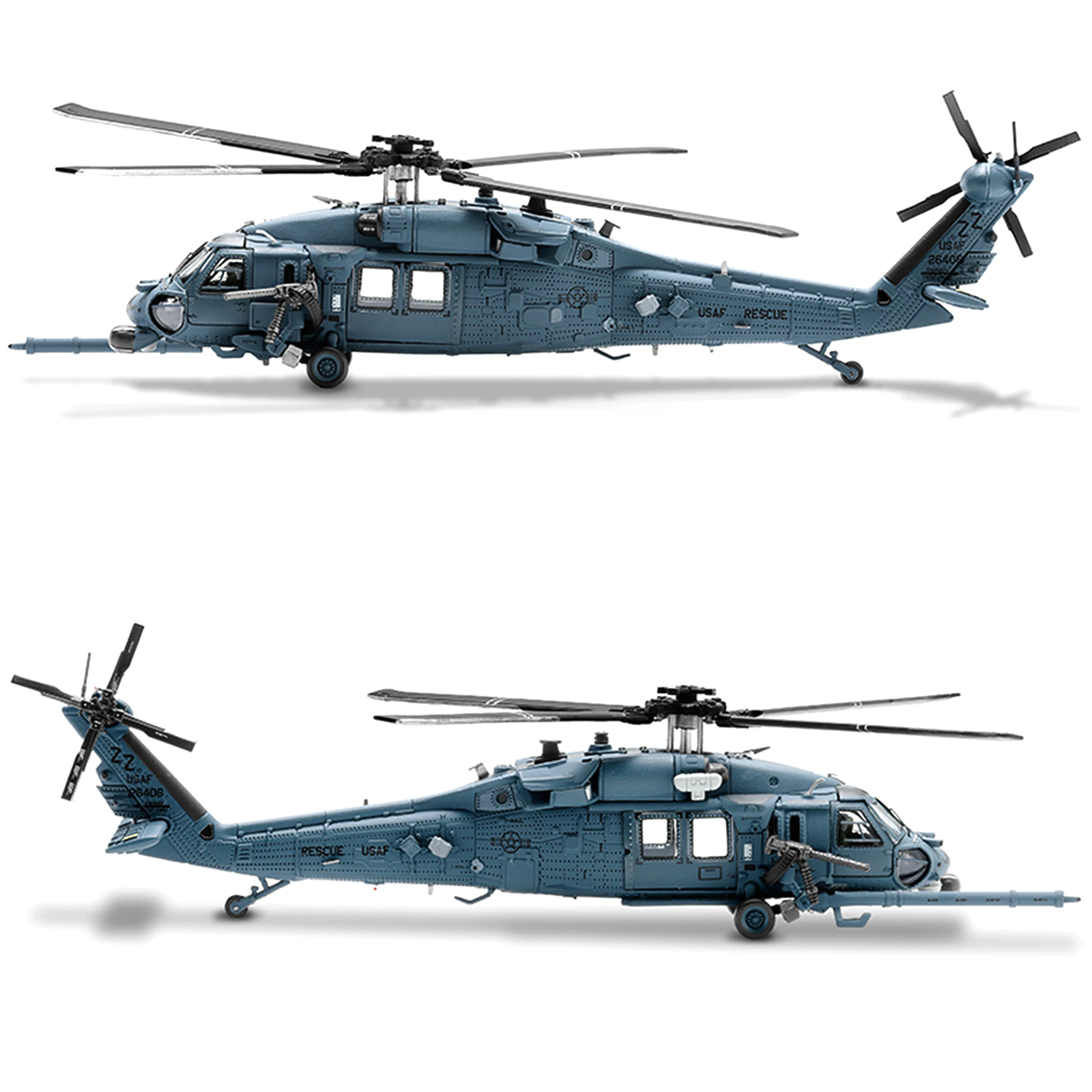 1:100 Scale HH-60G Special Helicopter Model 3 1:100 Scale HH-60G Special Helicopter Model - Image 3