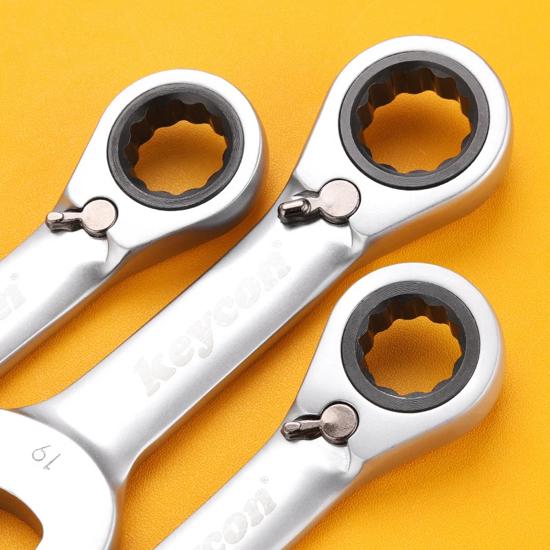 8-14mm Double-Ended Ratchet Wrench BS028 4 8-14mm Double-Ended Ratchet Wrench BS028 - Image 4