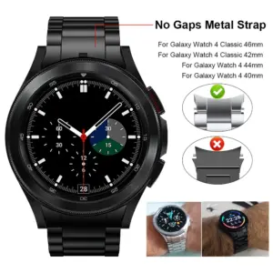 Stainless Steel No Gaps Strap for Galaxy Watch 14 Sa7ba14cf15e442a19ed43cddc502dc83a