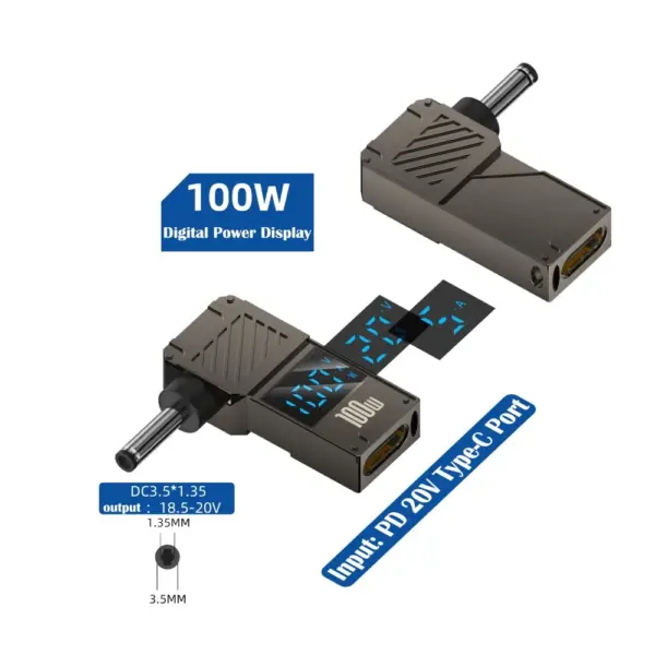 USB-C to DC Converter 100W with Display - Image 21