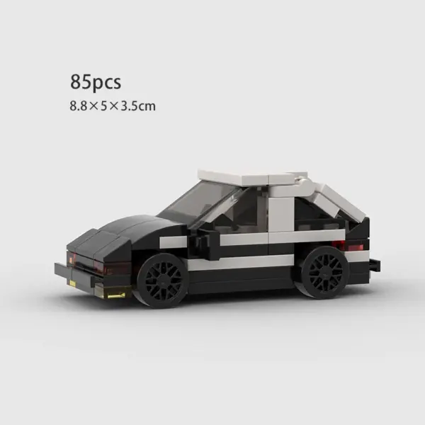 Stylized Building Block Toy Car - Image 52
