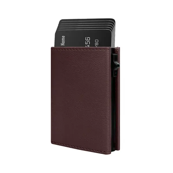 RFID Blocking Magnetic Pop Up Card Wallet - Image 8