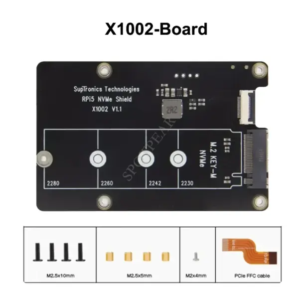 PCIe to M.2 NVMe SSD Adapter for Raspberry Pi 5 - Image 2