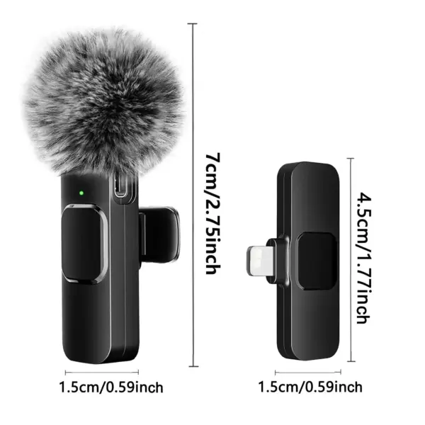 K9 Wireless Lavalier Microphone for iPhone and Android - Image 6