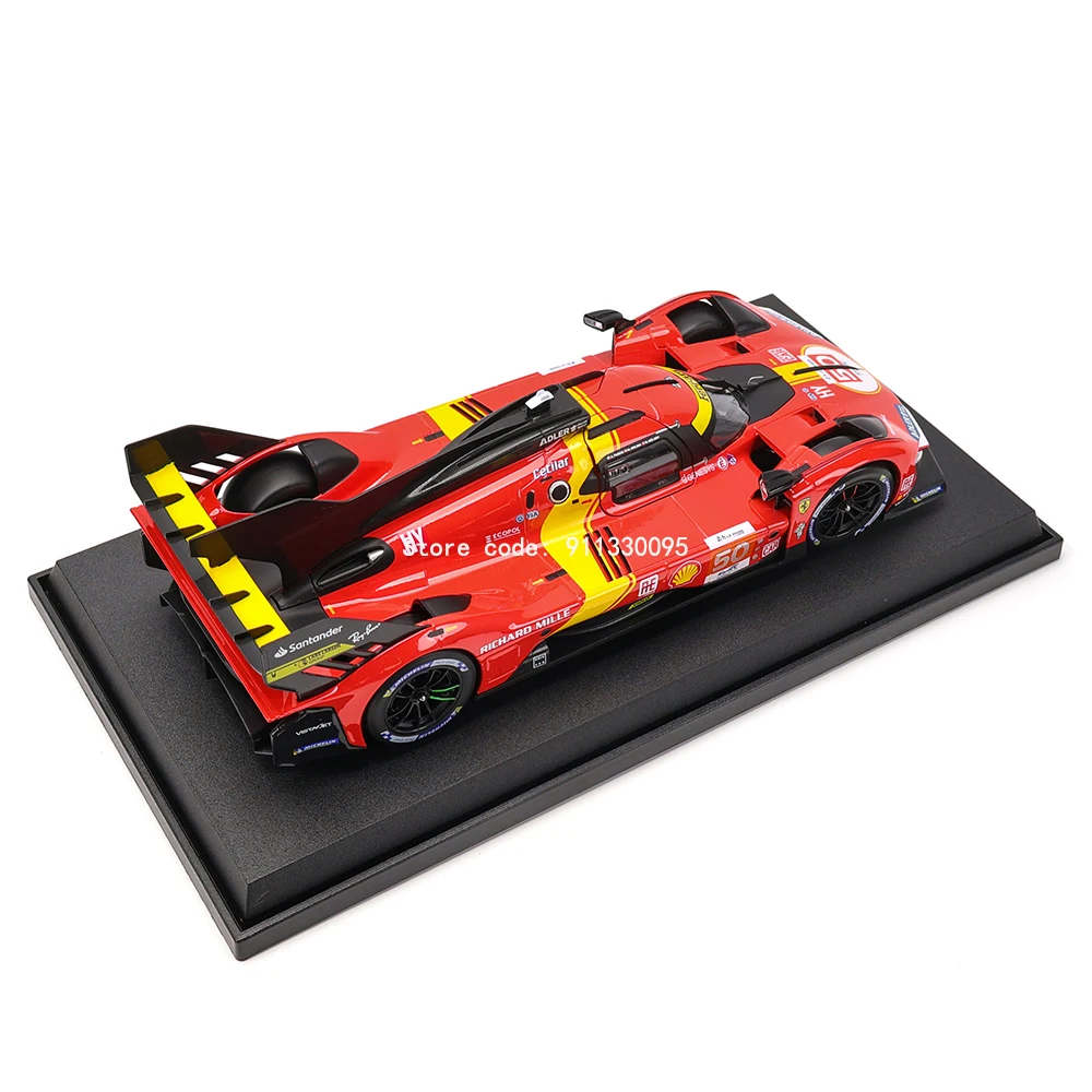 Bburago 1:18 Ferrari 499P Diecast Model 2 Bburago 1:18 Ferrari 499P Diecast Model - Image 2