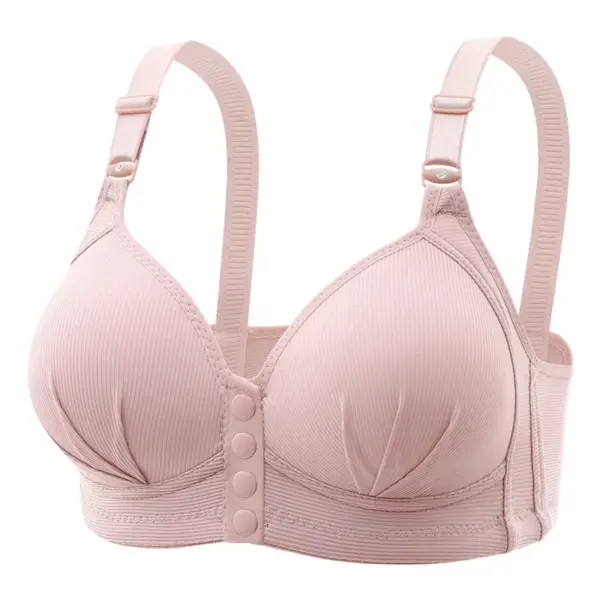 Large Front Buckle Push-Up Women's Bra - Image 8