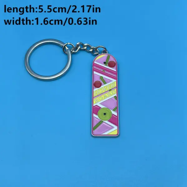 Back To The Future Marty McFly Hoverboard Keychain - Image 5
