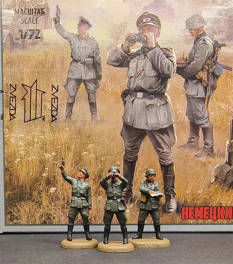 1/72 Resin German Command Soldiers Kit 4 1/72 Resin German Command Soldiers Kit - Image 4