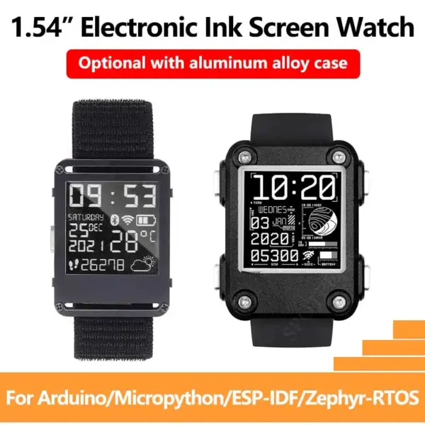 ESP32 1.54-inch E-Paper Smart Watch Display Screen - Image 2