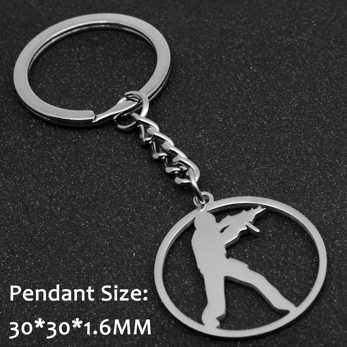 AK-47 Metal Replica Keychain Model 25 AK-47 Metal Replica Keychain Model - Image 25