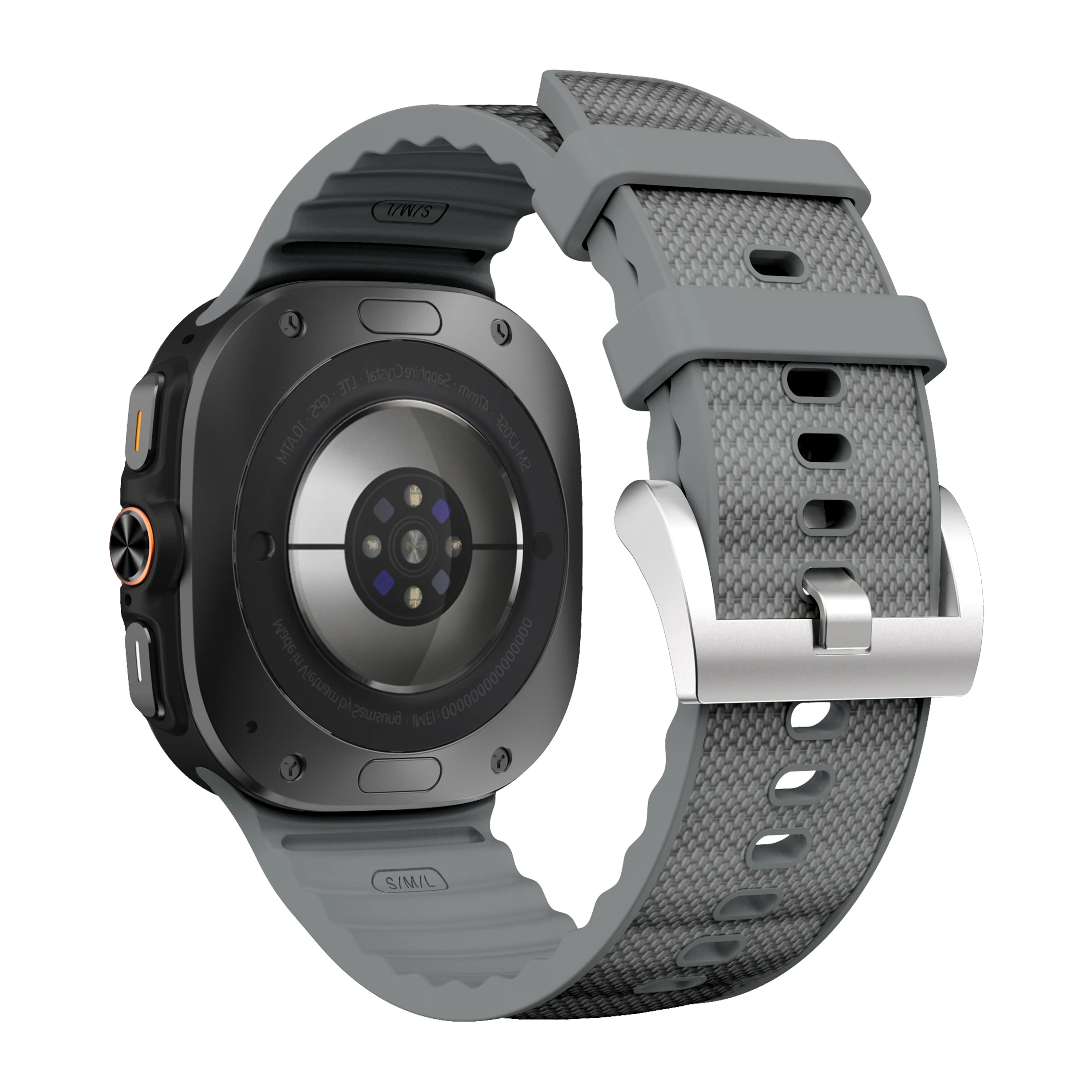 Nylon Silicone Strap for Samsung Galaxy Watch Ultra 12 Nylon Silicone Strap for Samsung Galaxy Watch Ultra - Image 12