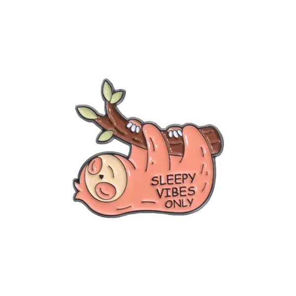 Cute Sloth Enamel Pins for Summer Vibes - Image 7