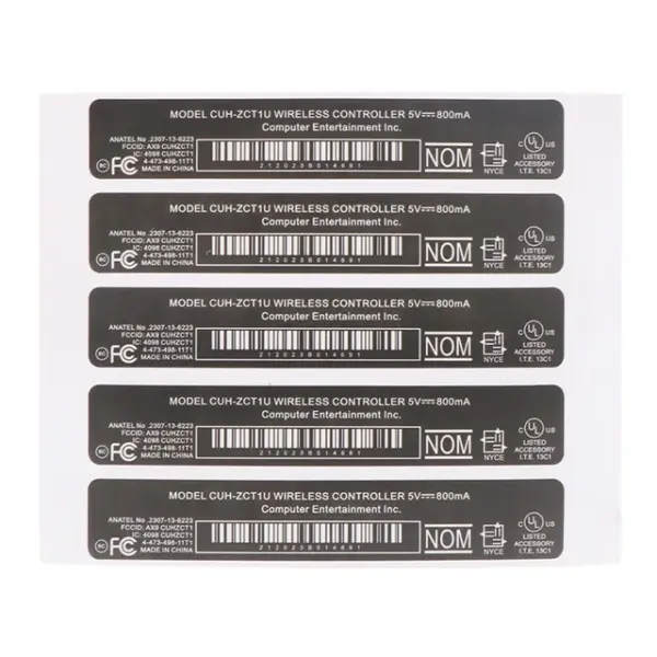5PCS HK Version PS4 Controller Barcode Stickers - Image 6