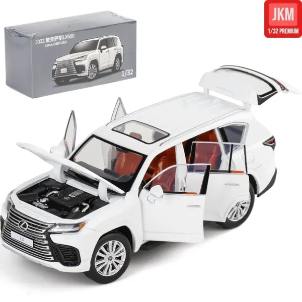 Lexus LX570 LX600 1:32 Diecast SUV Toy Model - Image 8