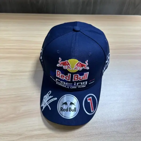 Red Bull Embroidered Baseball Cap F1 Model - Image 7