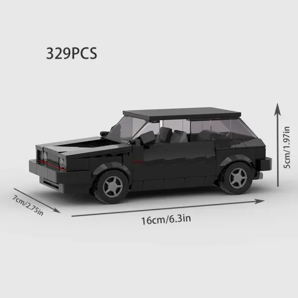 Stylized Building Block Toy Car - Image 59