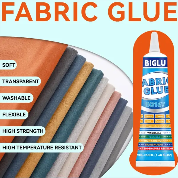 BIGLU Fabric Glue 50ml for All Fabrics - Image 5