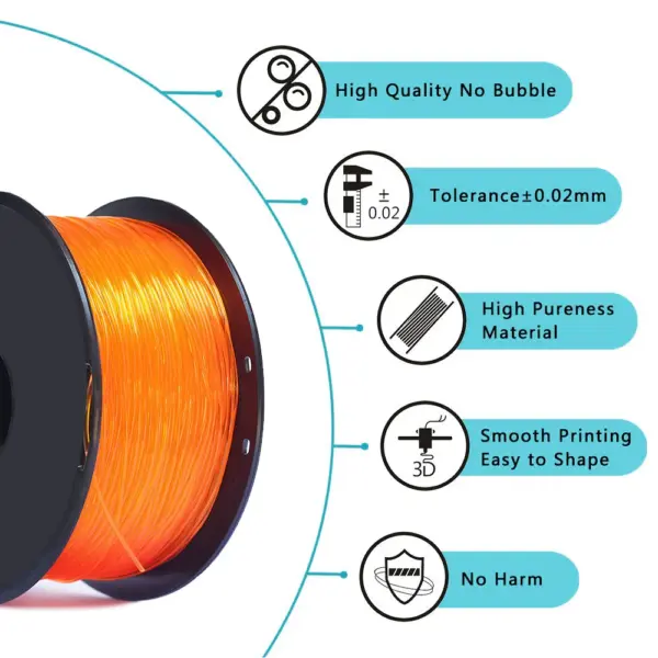 Flexible TPU 3D Printing Filament Set 250g - Image 4