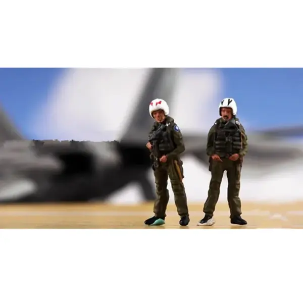 1/72 Scale American Fighter Pilot Action Figures Set - Image 2