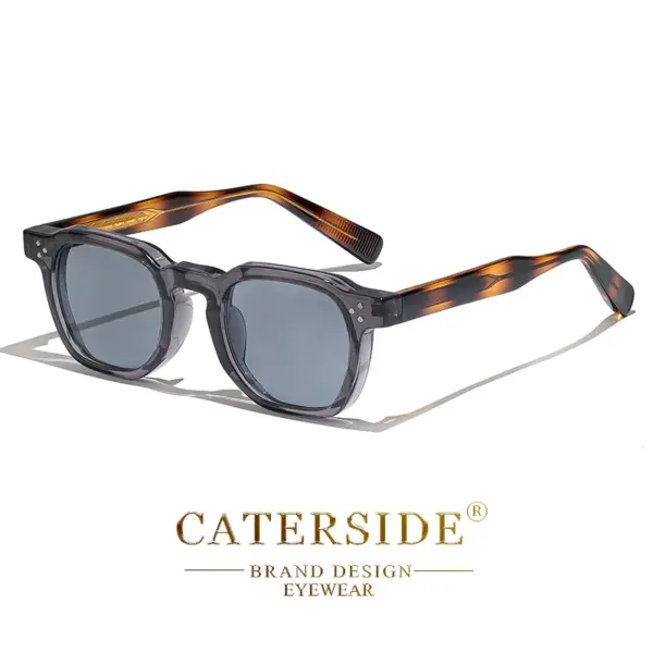 Retro Punk Square Men Sunglasses Model K39769 - Image 21