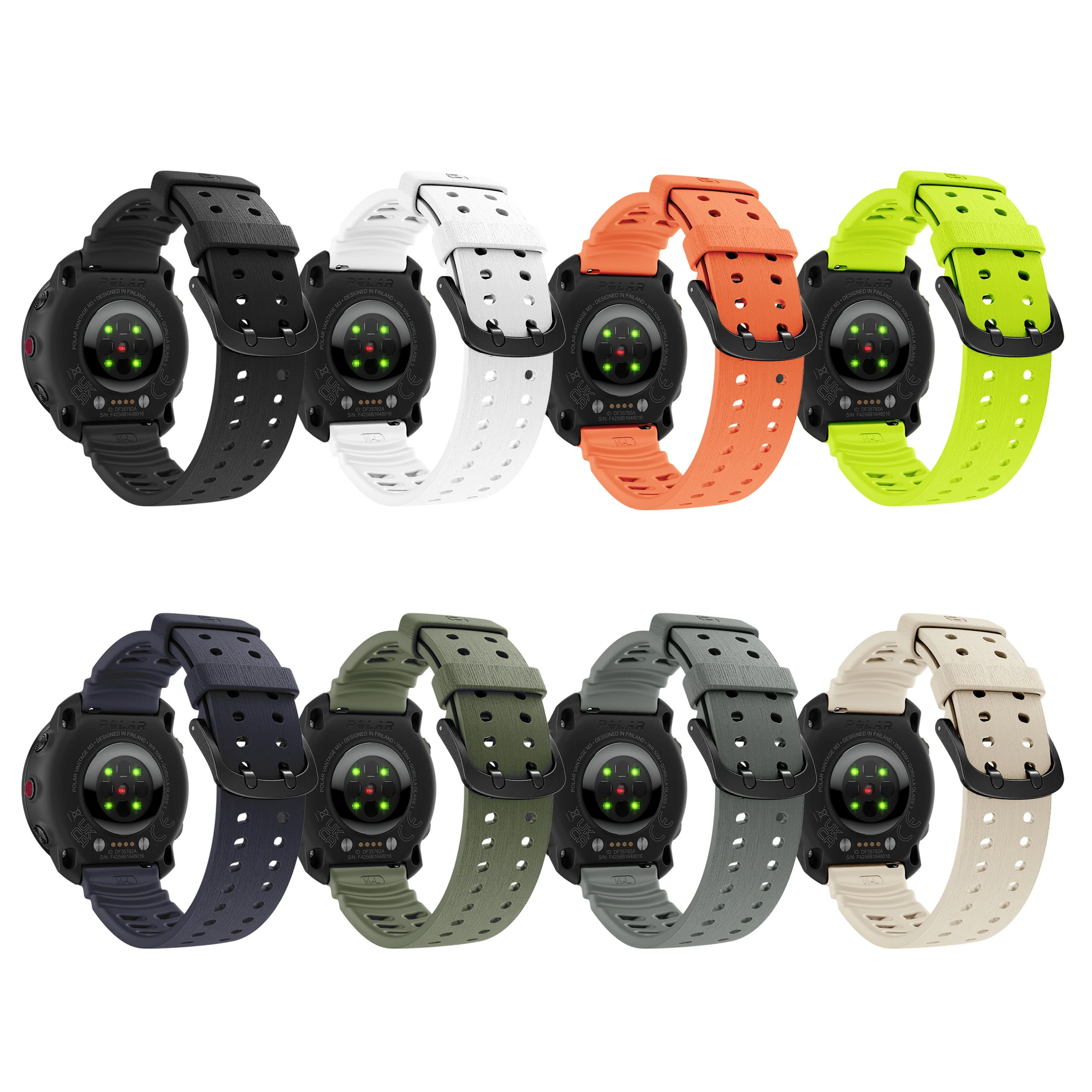 22mm Silicone Watch Strap for POLAR Models 6 22mm Silicone Watch Strap for POLAR Models - Image 6