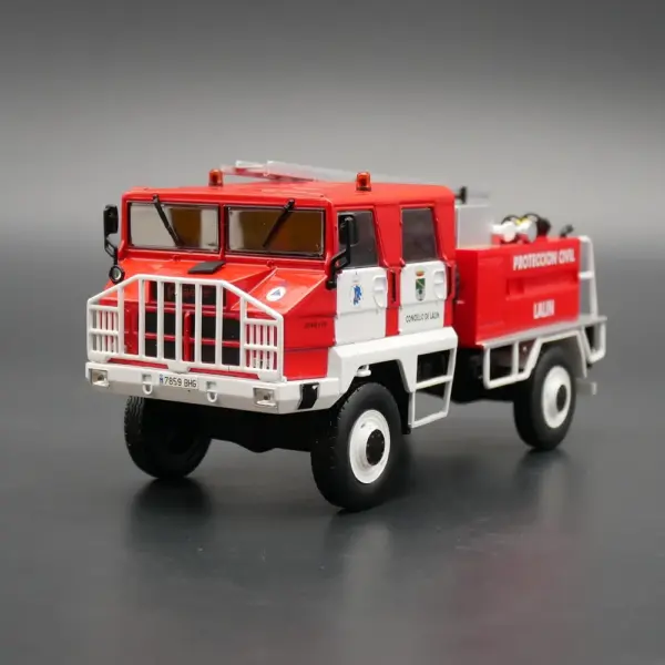 Diecast 1:43 Scale Pegaso Fire Engine Model - Image 6
