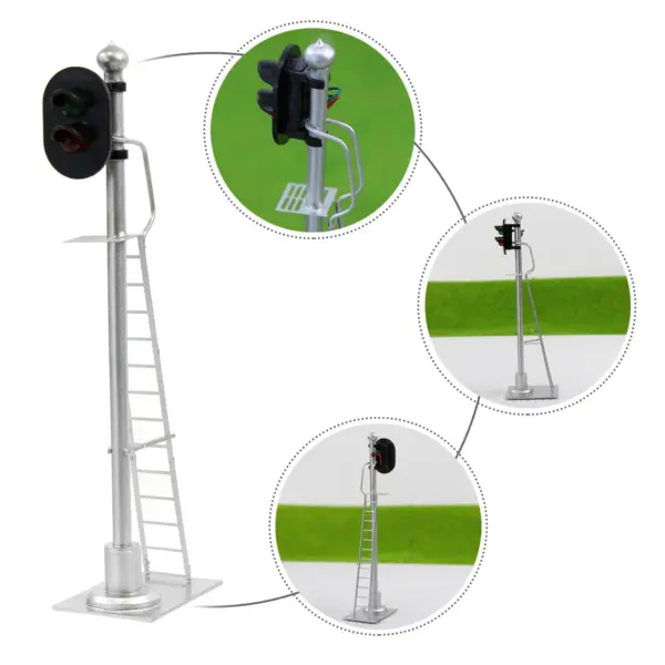 O Scale Railway Signals Set with Traffic Lights - Image 2