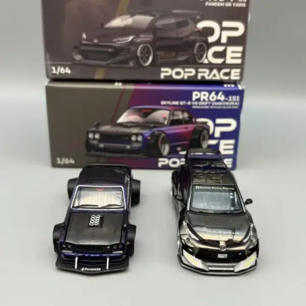 POP RACE 1:64 Nissan Skyline V8 Diecast Model - Image 13