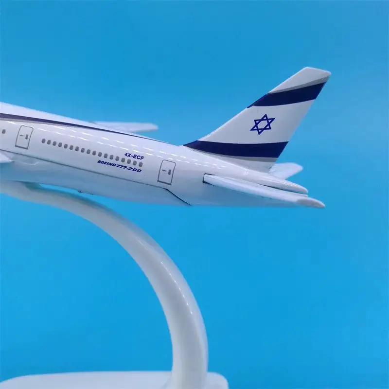 1:400 Scale Diecast B-777 El Al Airplane Model 4 1:400 Scale Diecast B-777 El Al Airplane Model - Image 4