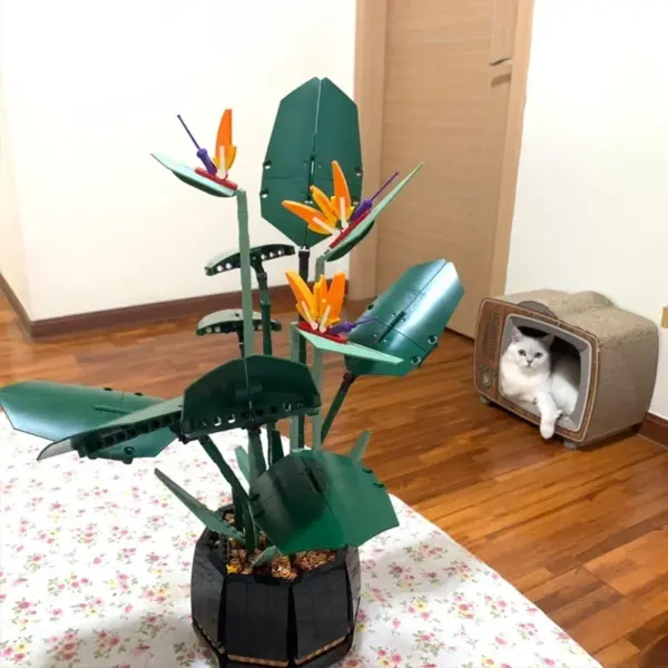 Bird Paradise Bouquet Building Blocks Set - Image 3