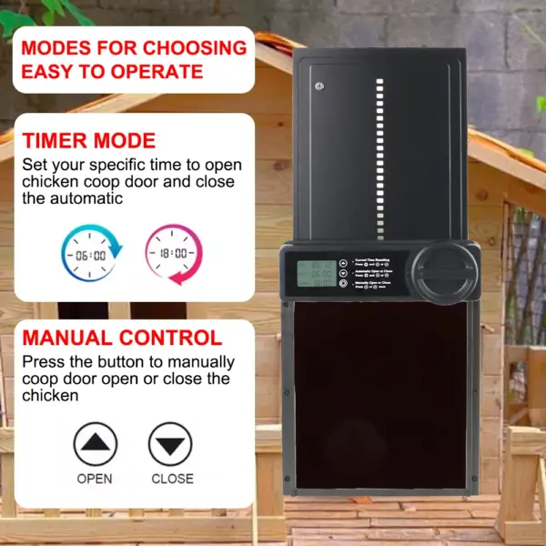 Automatic Chicken Coop Door with Timer Control - Image 6
