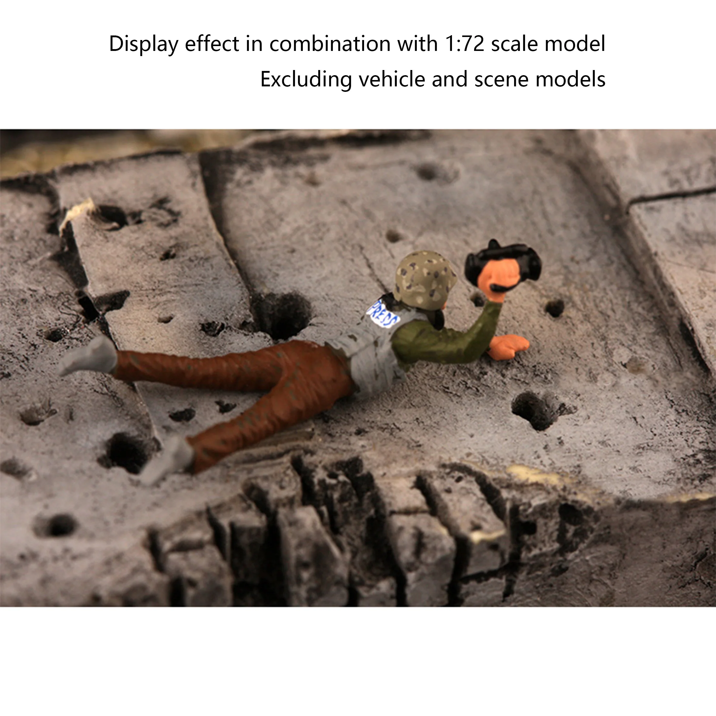 1/72 Crawling Military Soldier Model 4 1/72 Crawling Military Soldier Model - Image 4