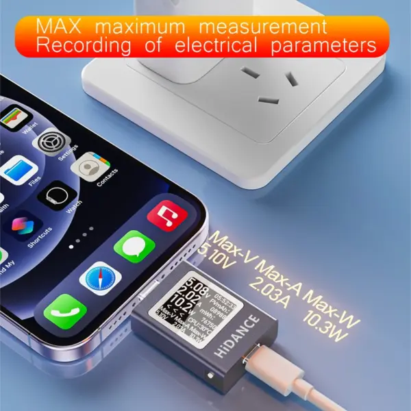 13-in-1 Digital Power Meter HDC-085C for USB-C Devices - Image 2