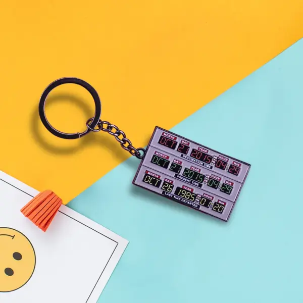 Time Circuits Keychain Back to the Future Replica - Image 6