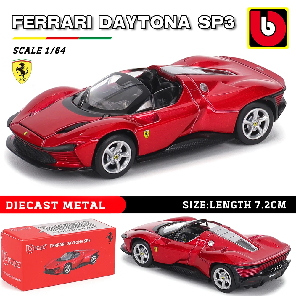 Bburago 1:64 Ferrari Diecast Model Set 20 Bburago 1:64 Ferrari Diecast Model Set - Image 20