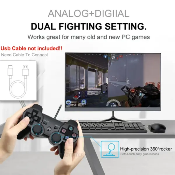 Wireless Bluetooth Game Controller for PS3 - Image 2