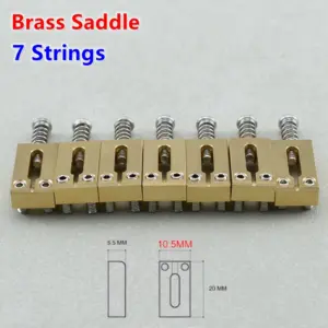Electric Guitar Bridge Saddles Set 10.5MM/10.8MM 47 Saeb7fc7fecd94fa5acaedb7ca2fa870fG