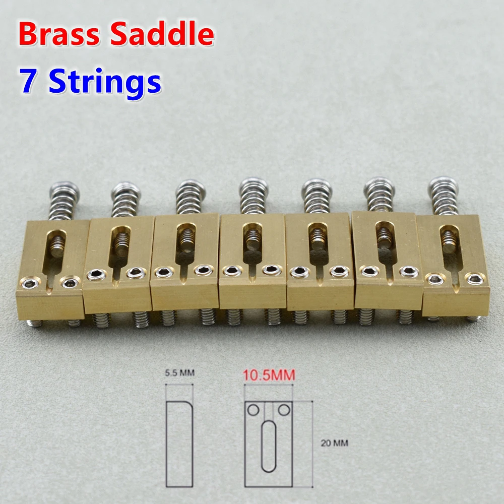 Electric Guitar Bridge Saddles Set 10.5MM/10.8MM 12 Electric Guitar Bridge Saddles Set 10.5MM/10.8MM - Image 12