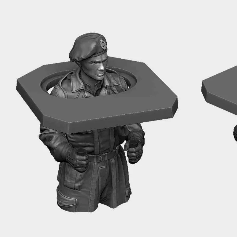 1/35 Scale Resin Military Figure Kit Unassembled 3 1/35 Scale Resin Military Figure Kit Unassembled - Image 3