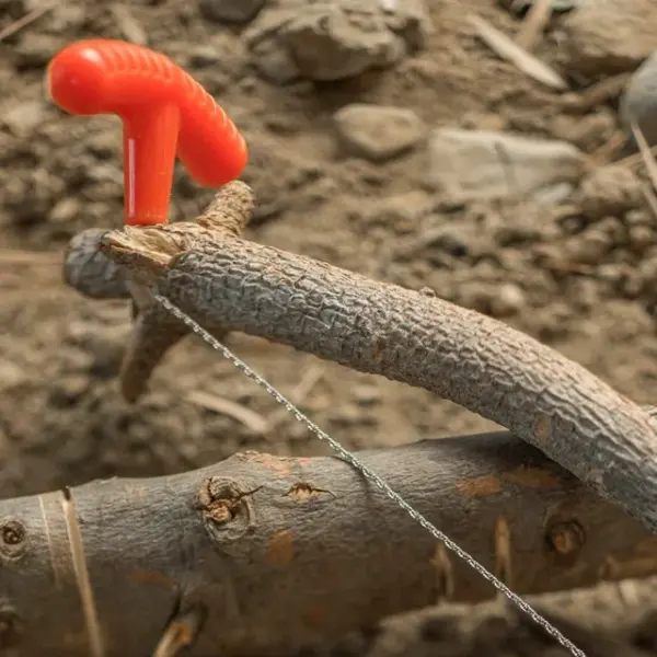 Portable Steel Wire Saw with Finger Handles - Image 3